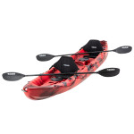 SCK Nereus HD Θαλάσσιο καγιάκ 3 θέσεων - Κόκκινο/Μαύρο