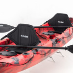 SCK Nereus HD Θαλάσσιο καγιάκ 3 θέσεων - Κόκκινο/Μαύρο