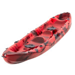 SCK Nereus HD Θαλάσσιο καγιάκ 3 θέσεων - Κόκκινο/Μαύρο