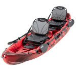 SCK Nereus HD Θαλάσσιο καγιάκ 3 θέσεων - Κόκκινο/Μαύρο