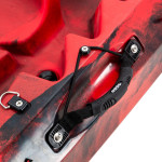 SCK Nereus HD Θαλάσσιο καγιάκ 3 θέσεων - Κόκκινο/Μαύρο