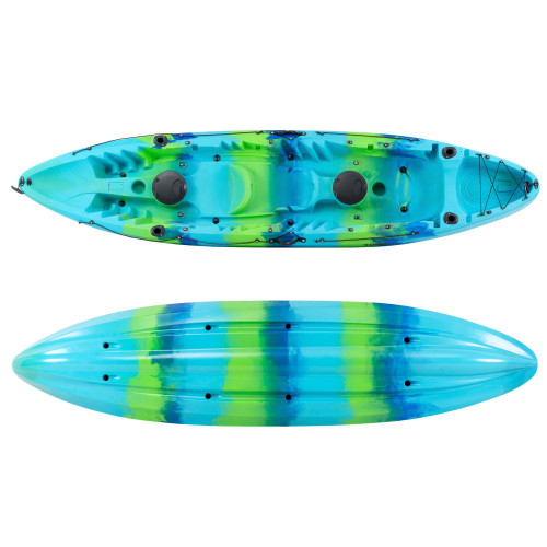 SCK Nereus HD Θαλάσσιο καγιάκ 3 θέσεων - Γαλάζιο/Πράσινο/Μπλε