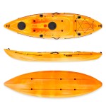 SCK Conger 295 Μονοθέσιο καγιάκ ψαρέματος - Πορτοκαλί/Κίτρινο
