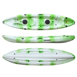 SCK Nereus sea Kayak 2+1 seats - White/Green