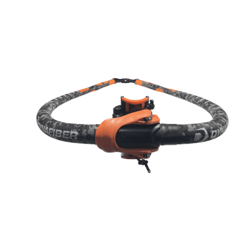 Boom 175-225cm CARBON 29mm monocoque Dynafiber Black Orange