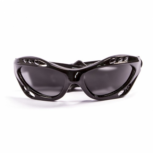 Ocean Sunglasses with polarized lens / Floating  / CUMBUCO / Shiny Black