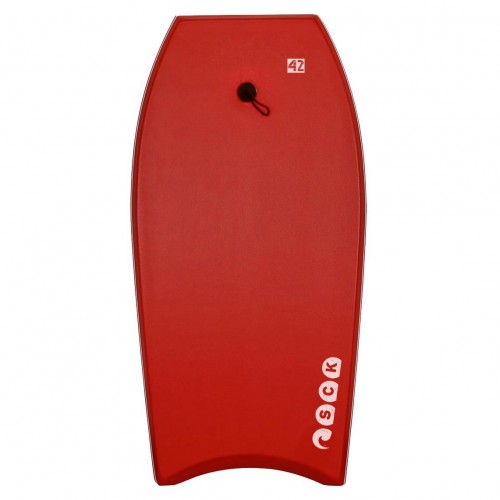 Bodyboard 42inch Red with wrist leash SCK