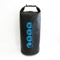 Waterproof bag 20L with back straps black