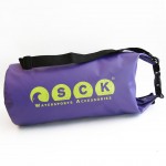 Waterproof bag 20L with back straps purple