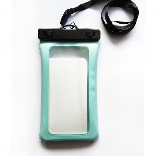 Waterproof phone case Floating SCK Cyan up to 8"