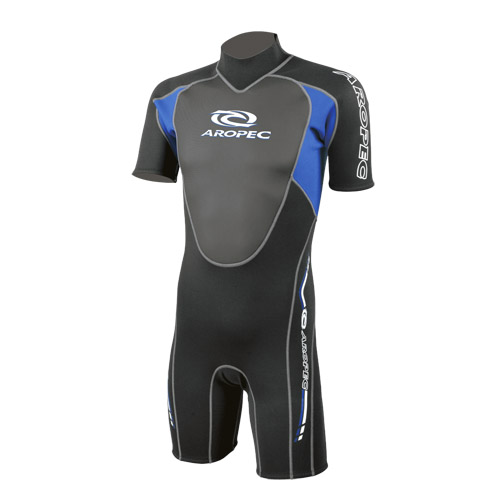 Shorty wetsuit Neoprene 3/2mm with Finemesh chest Aropec