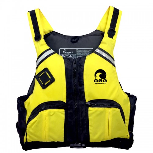 Kayak adjustable Life Jacket SCK Yellow