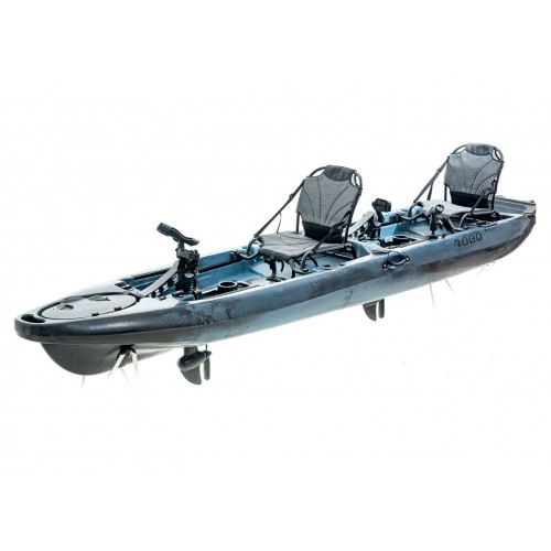 Cyclo 2 two-seater cycling kayak for fishing SCK black-blue
