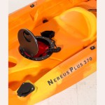 Nereus PLUS θαλάσσιο καγιάκ 2+1 θέσεων SCK Πορτοκαλί - Κίτρινο