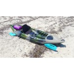SCK Conger single seat fishing kayak 300 - Blue/White