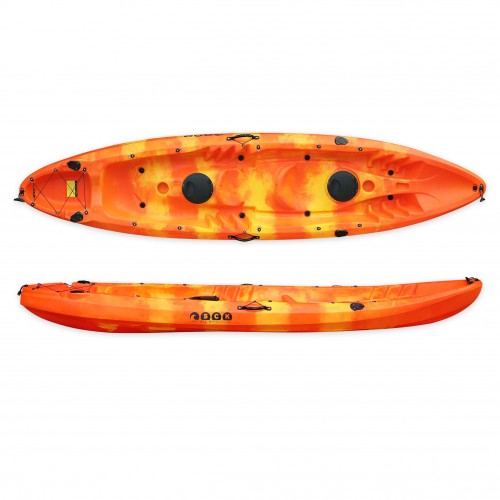 SCK Nereus sea Kayak 2+1 seats - Red/Yellow