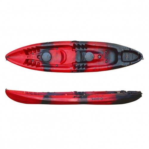 SCK Nereus sea Kayak 2+1 seats - Red/Black