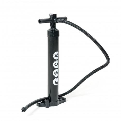 Hand pump double action for inflatable SUP - SCK / black