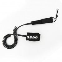 SUP leash coil 10ft SCK - Black