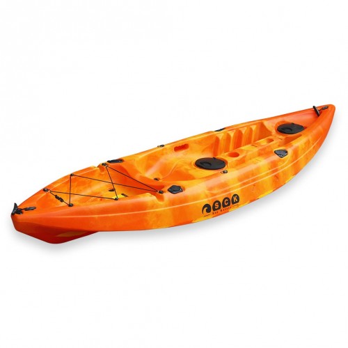 SCK Conger single seat fishing kayak - Red/Yellow