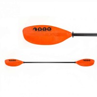 Kayak Paddle Adjustable 215-235cm Fiberglass Orange SCK
