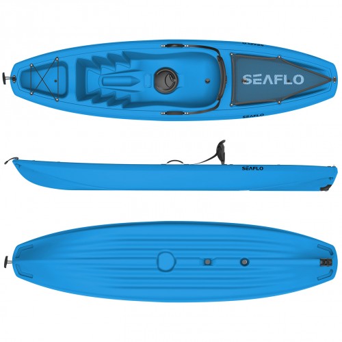 Seaflo Puny Single Kayak with wheel - Blue