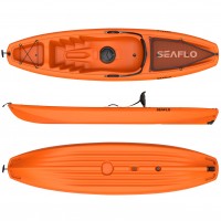 Seaflo Puny Single Kayak with wheel - Orange