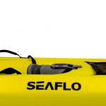 SeaFlo Puny μονοθέσιο καγιάκ με ενσωματωμένη ρόδα στην πρύμνη - Κίτρινο