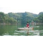 Seaflo LUPIN Single seat fishing kayak with wheel - Grey