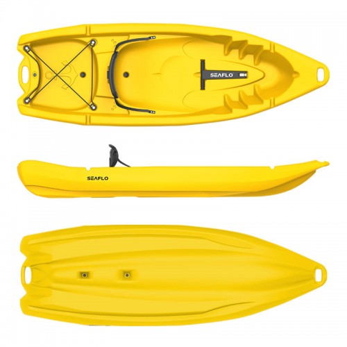 Seaflo Primus 2 single seat kayak for 1 adult and 1 child - Yellow