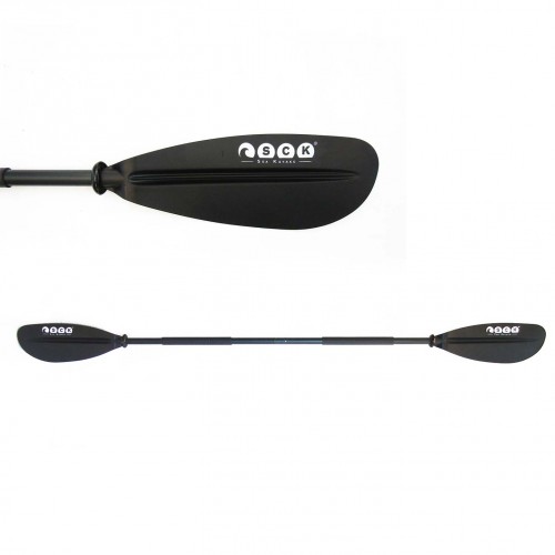 Kayak paddle divided 220cm Aluminium SCK Black