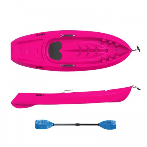 Seaflo KID - Kids kayak with paddle - Fuchsia 