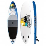 AquaLust Inflatable SUP board 10'6'' complete with 2 in 1 paddle - Blue