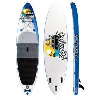 AquaLust Inflatable SUP board 10' complete with 2 in 1 paddle - Blue