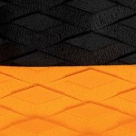 ROAM Footpad Deck Grip Traction Pad 3pc / Black-Orange
