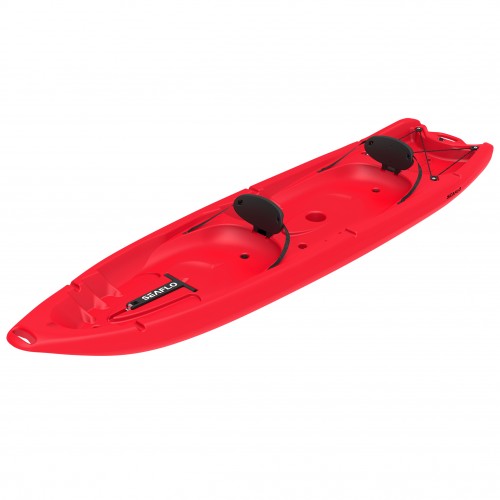 Seaflo DUORUM Double seater kayak for 2 adults and 2 children - Red