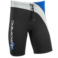 Neoprene Shorts for man 2mm black-blue Aropec