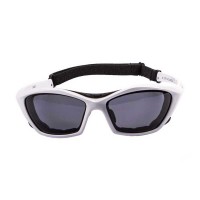 Ocean Sunglasses with polarized lens / Floating  / Lake Garda White-Smoke lens