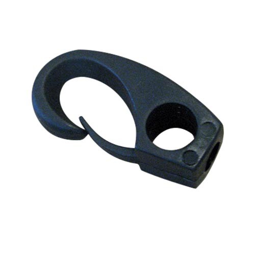 Plastic clip for rope