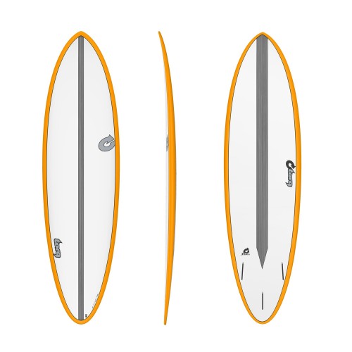 Surf board Torq 6'8'' Epoxy TET CS Fun Carbon Orange