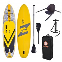 Zray Inflatable SUP board Evasion Epic 11' package with double paddle and kayak seat