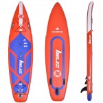 Inflatable SUP board Fury 11' zray with double chamber and mast foot - complete package