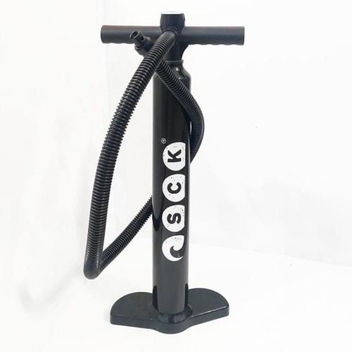 Hand pump double action for inflatable SUP reinforced - SCK / black