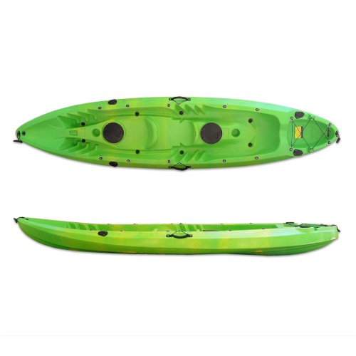 SCK Nereus θαλάσσιο καγιάκ 2+1 θέσεων - Πράσινο/Κίτρινο
