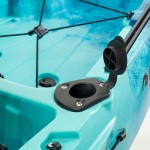SCK Largo 300 Μονοθέσιο Pedal Kayak ready με αλουμινίου κάθισμα και τιμονιέρα | Μπλε-Τυρκουάζ