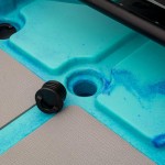 SCK Largo 300 Μονοθέσιο Pedal Kayak ready με αλουμινίου κάθισμα και τιμονιέρα | Μπλε-Τυρκουάζ