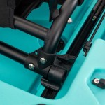SCK Largo 300 Μονοθέσιο Pedal Kayak ready με αλουμινίου κάθισμα και τιμονιέρα | Μπλε-Τυρκουάζ