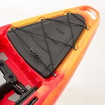SCK Largo 300 single seat Pedal Kayak ready with aluminium seat and wheelhouse | Red-Yellow