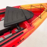 SCK Largo 300 single seat Pedal Kayak ready with aluminium seat and wheelhouse | Red-Yellow