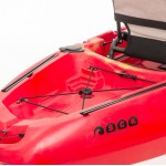 SCK Largo 300 single seat Pedal Kayak ready with aluminium seat and wheelhouse | Red-Yellow